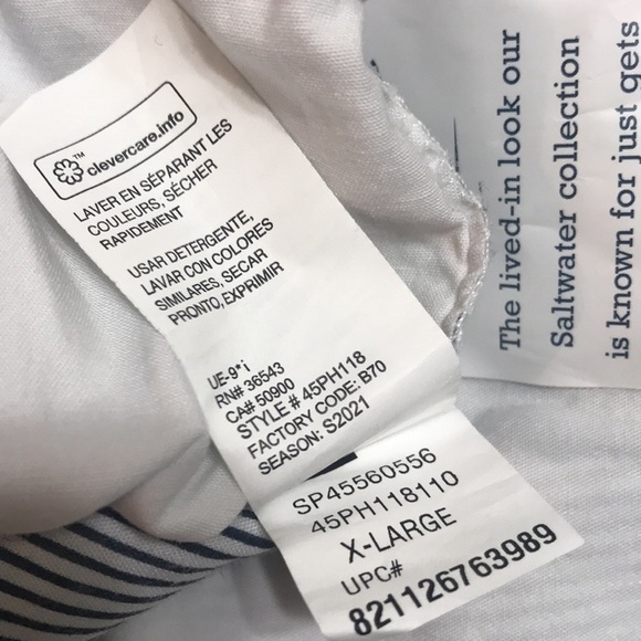 𝅺NWT Men’s Izod saltwater stretch 7 inch chino shorts size XL - Picture 7 of 15